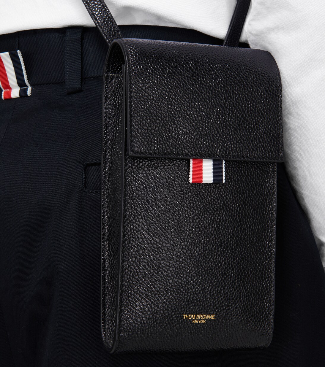 Smartphone-Etui aus Leder | Thom Browne
