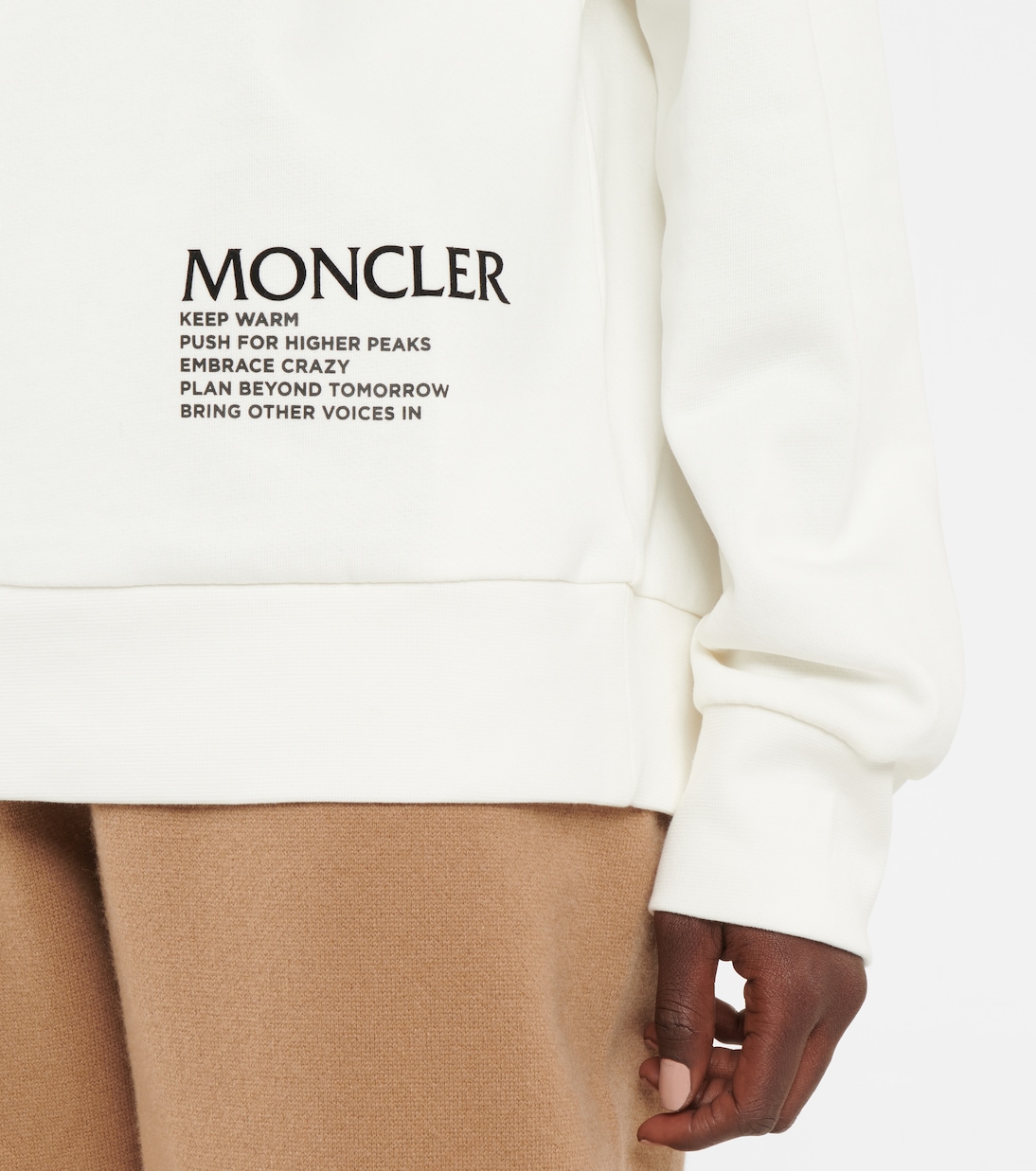 Sudadera en mezcla de algodón | Moncler