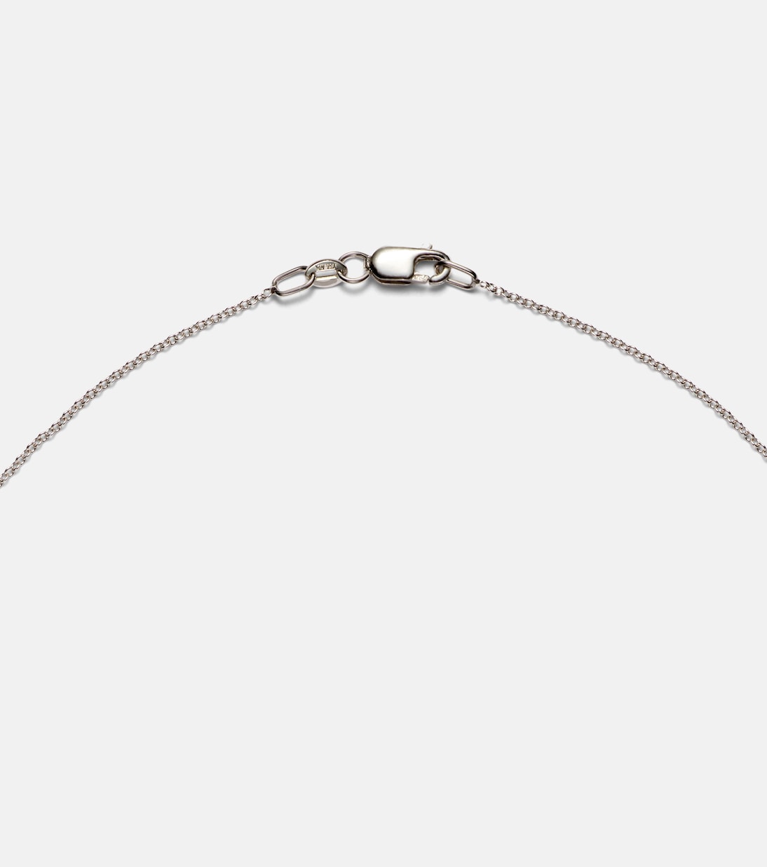 Collana Dawn in oro bianco 18kt con diamanti e zaffiri | Ileana Makri