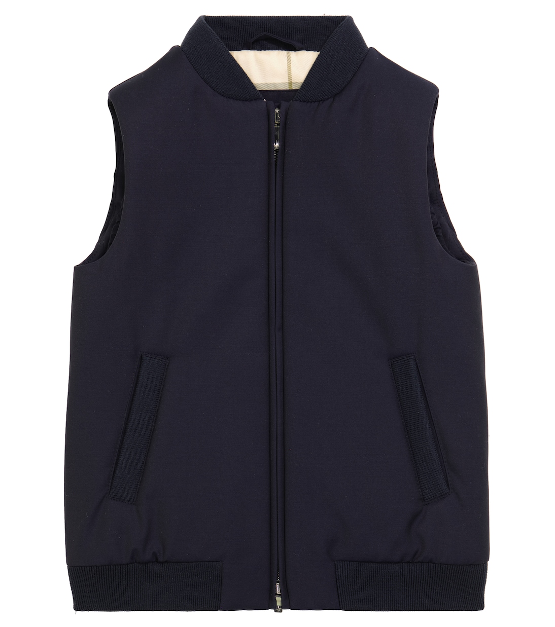 Gabe padded stretch-wool vest | Loro Piana Kids