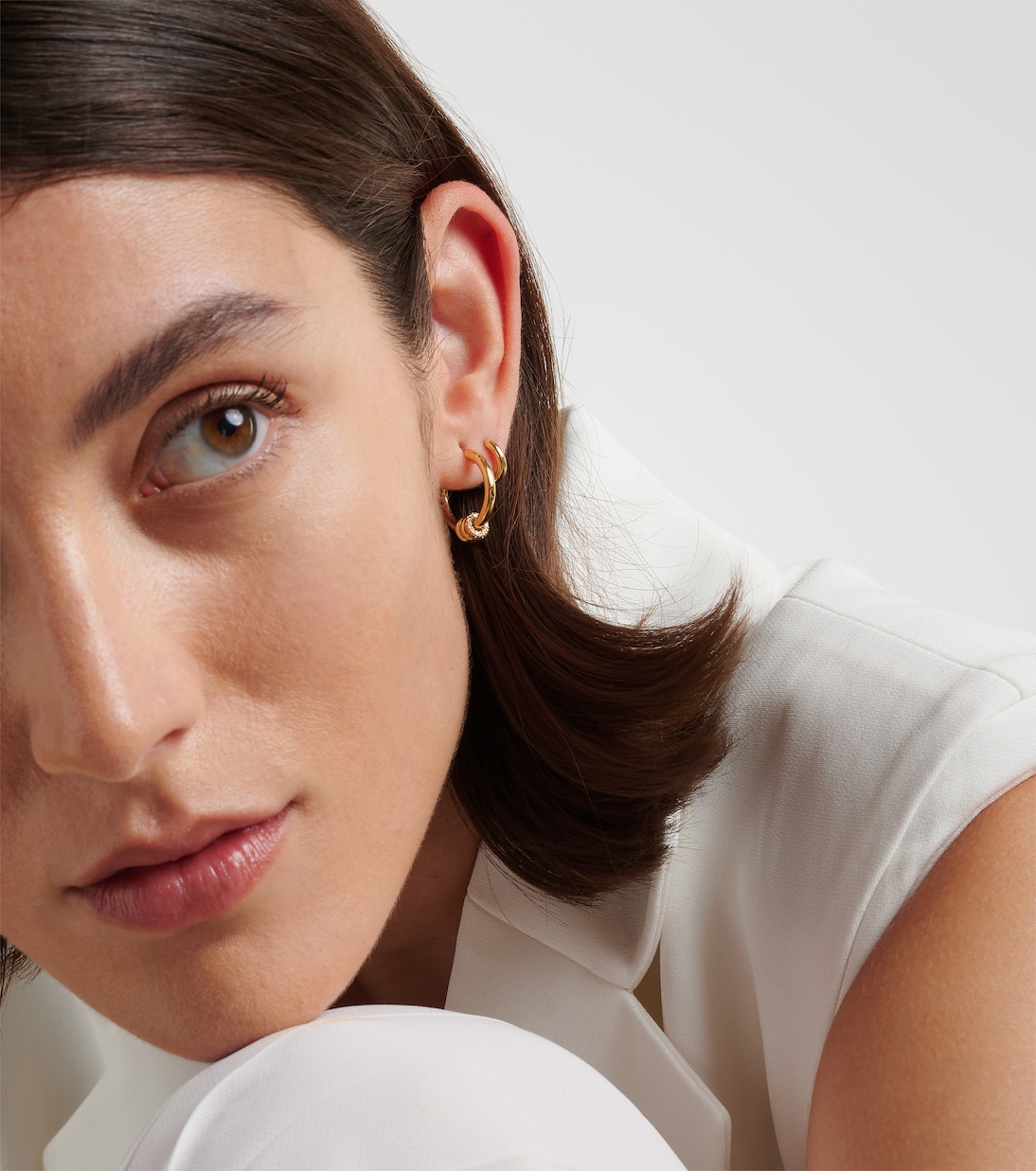 Boucles d’oreilles Ara en or 18 ct et diamants | Spinelli Kilcollin