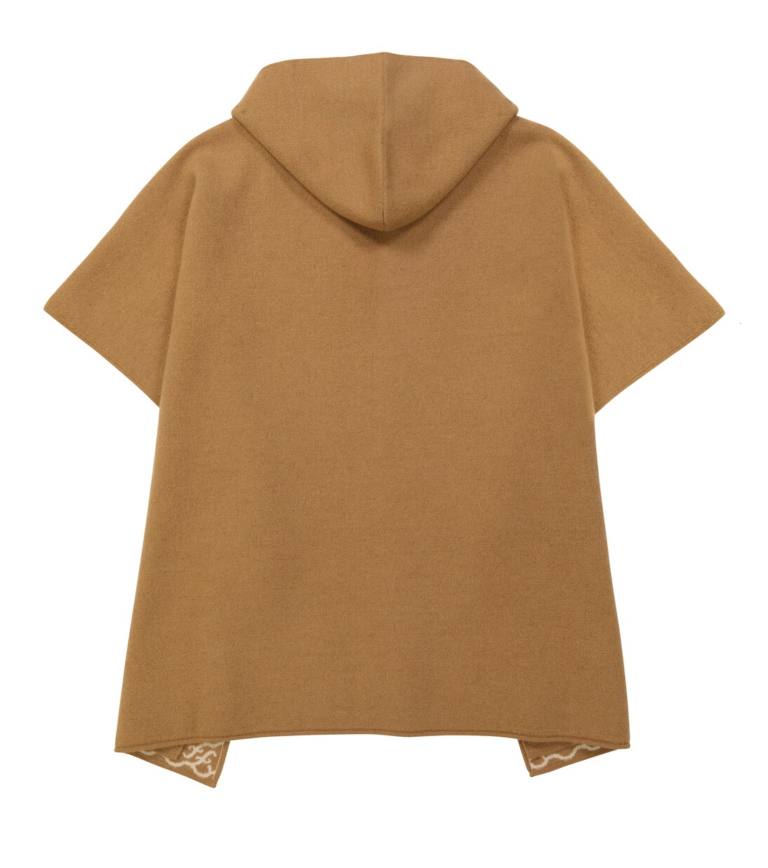 FF Karligraphy wool-blend cape | Fendi Kids