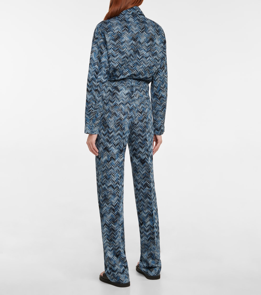 Pantaloni in maglia a zig-zag | Missoni