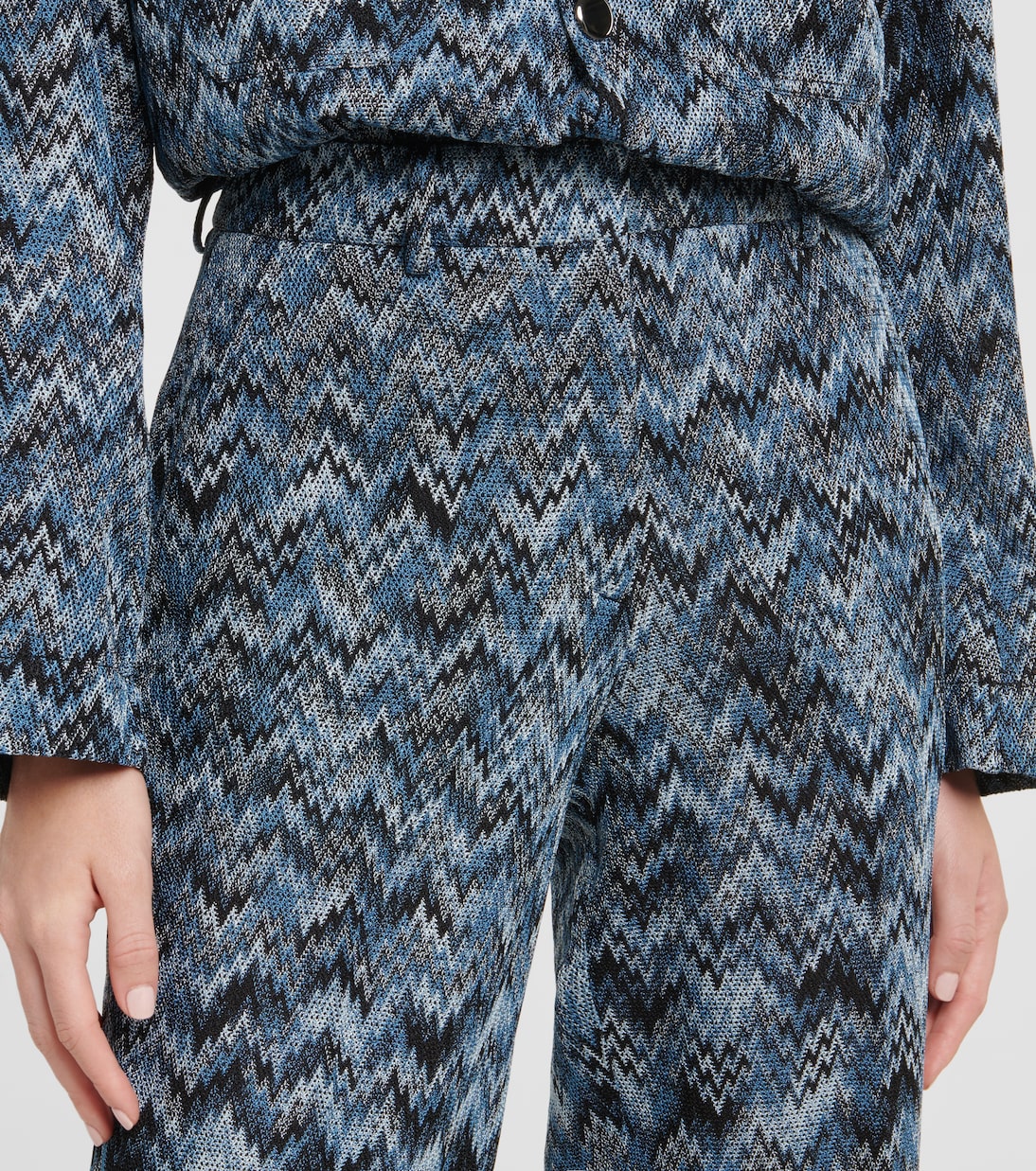 Pantaloni in maglia a zig-zag | Missoni