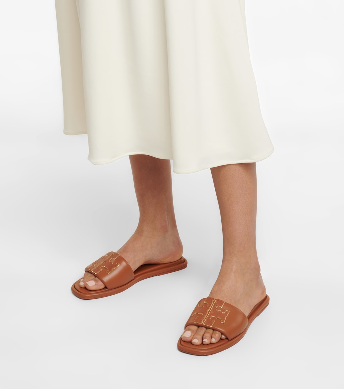 Double T Sport leather sandals | Tory Burch