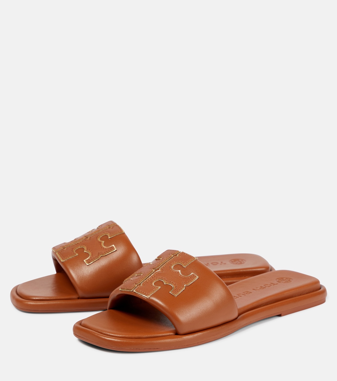 Double T Sport leather sandals | Tory Burch