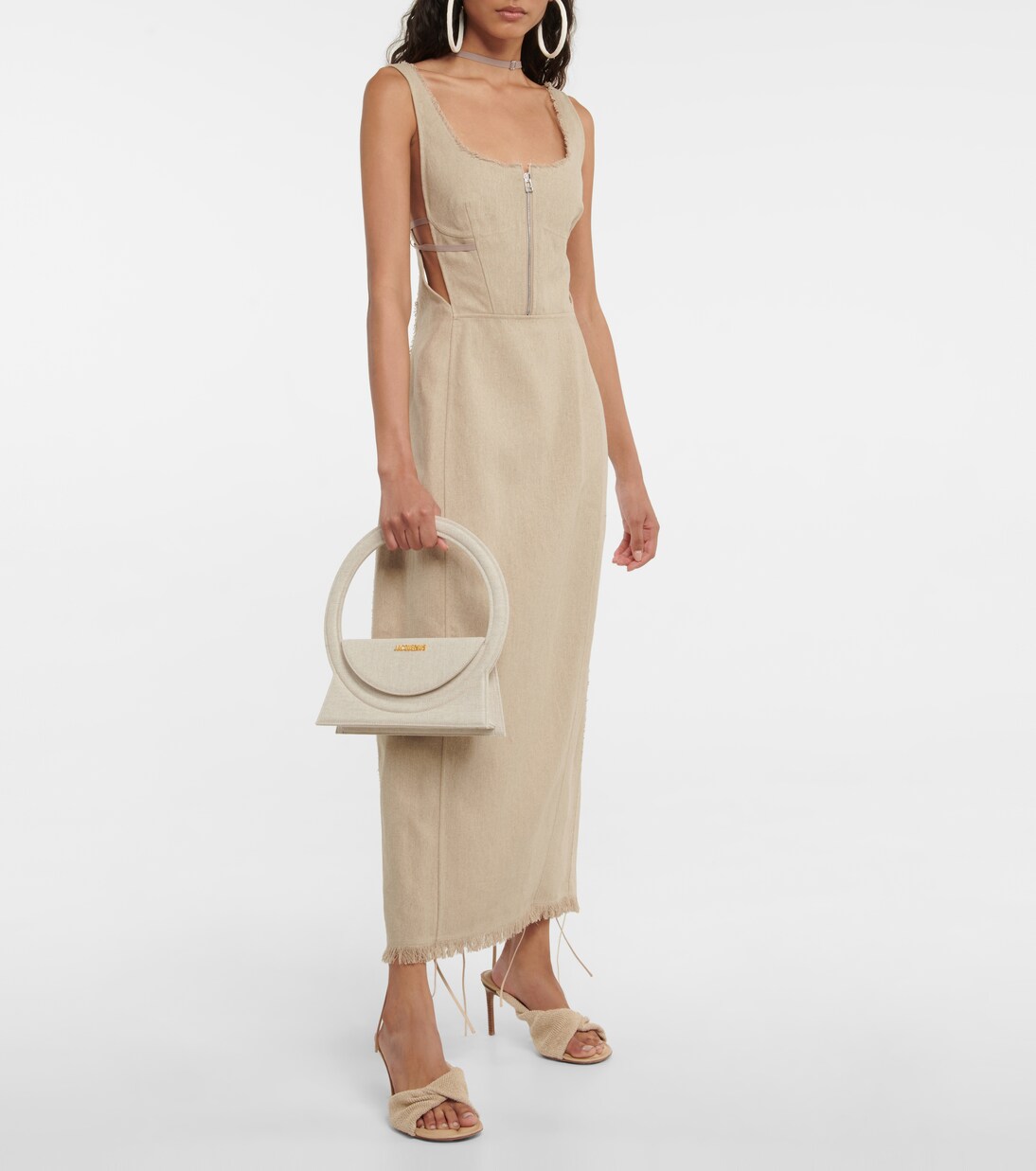 Le Robe Sagiu cutout maxi dress | Jacquemus