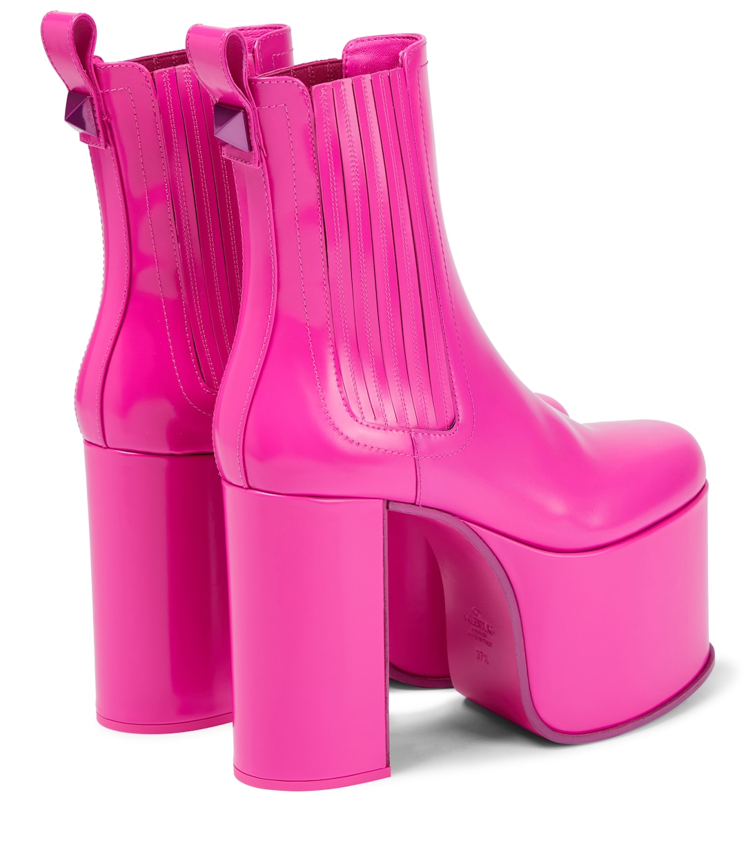 Club platform leather ankle boots | Valentino Garavani