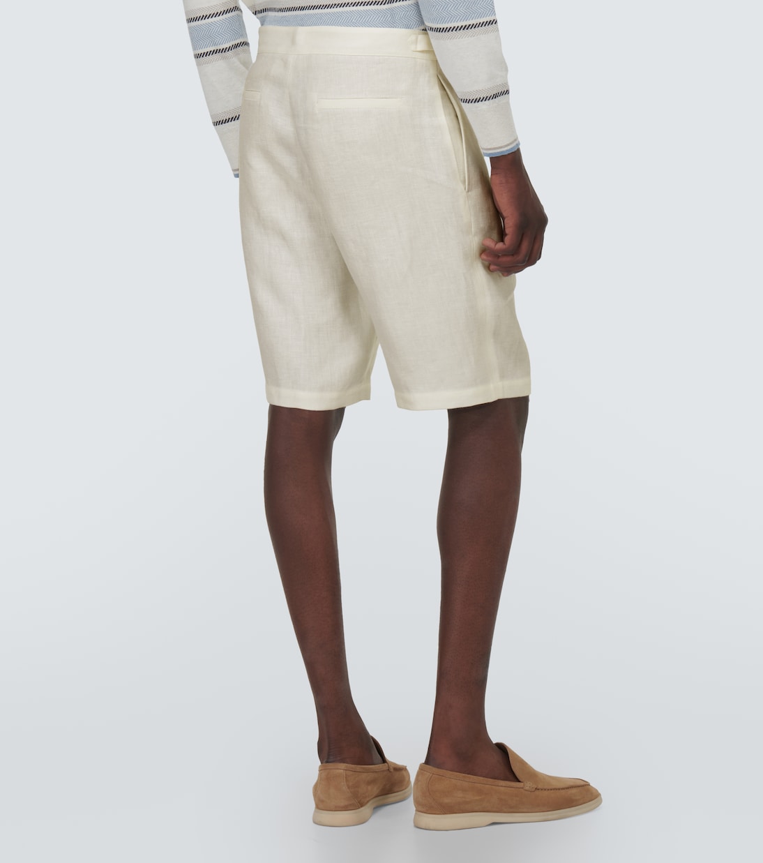 Majuro linen Bermuda shorts | Loro Piana