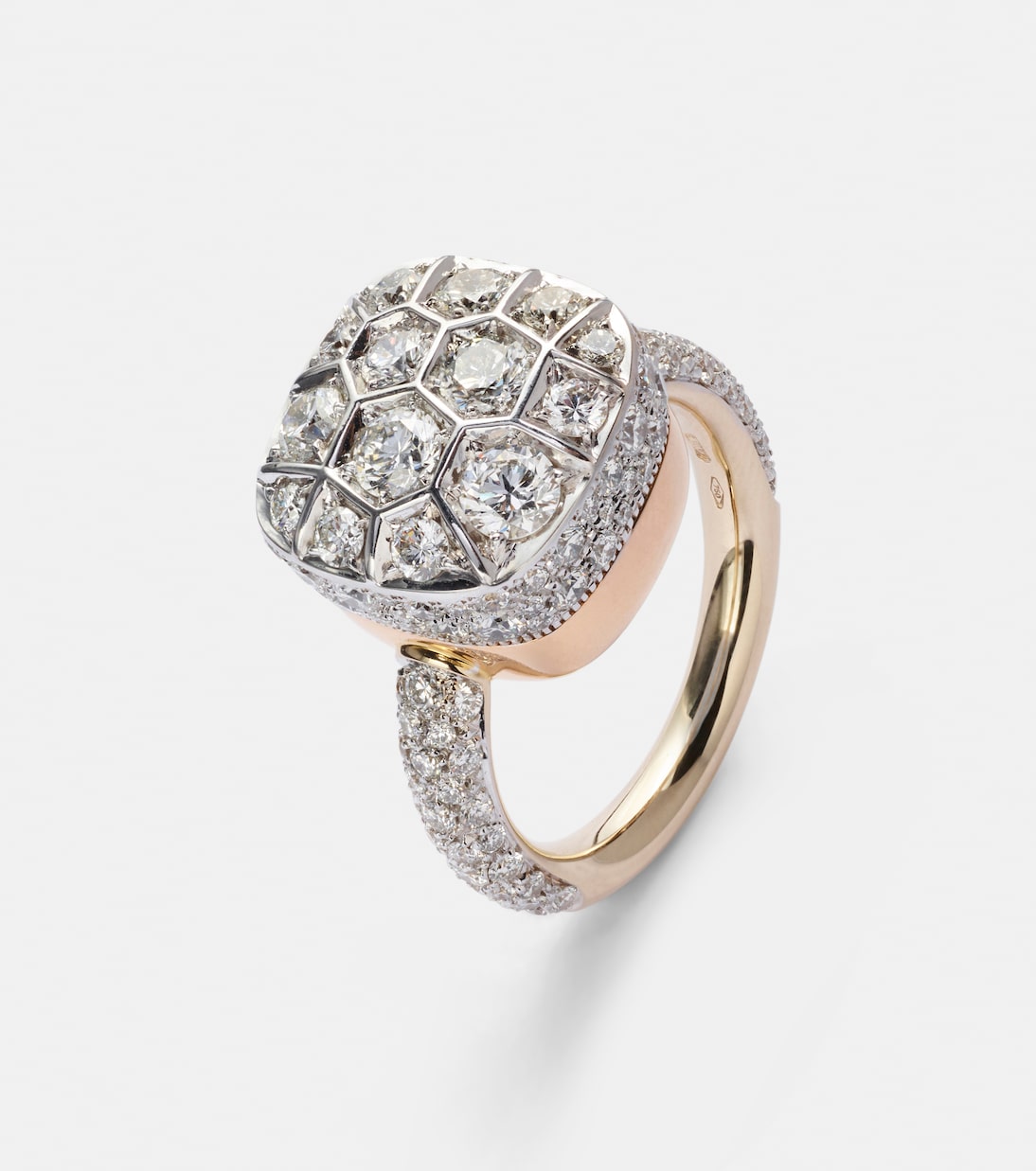 Bague Nudo Solitaire en or 18 ct et diamants | Pomellato
