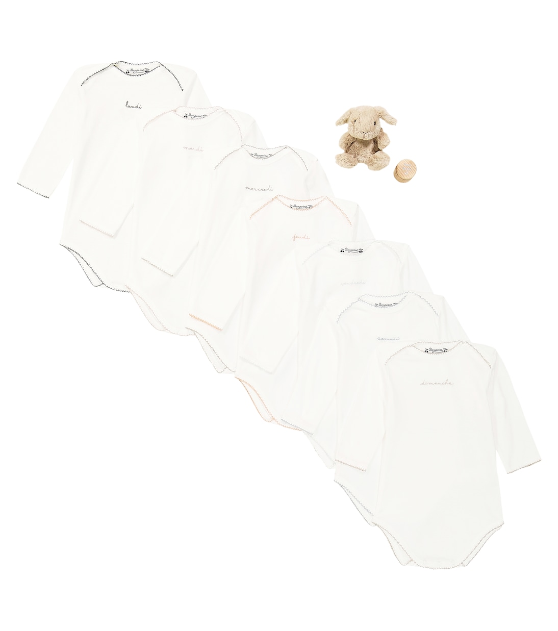 Set di 7 tutine, peluche e scatolina | Bonpoint