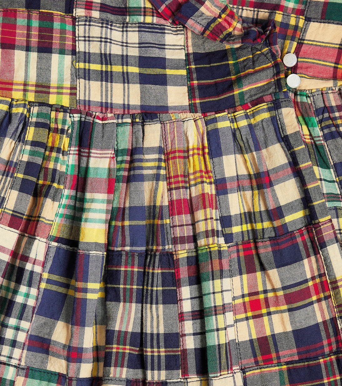 Vestido wrap de algodón madrás | Polo Ralph Lauren Kids