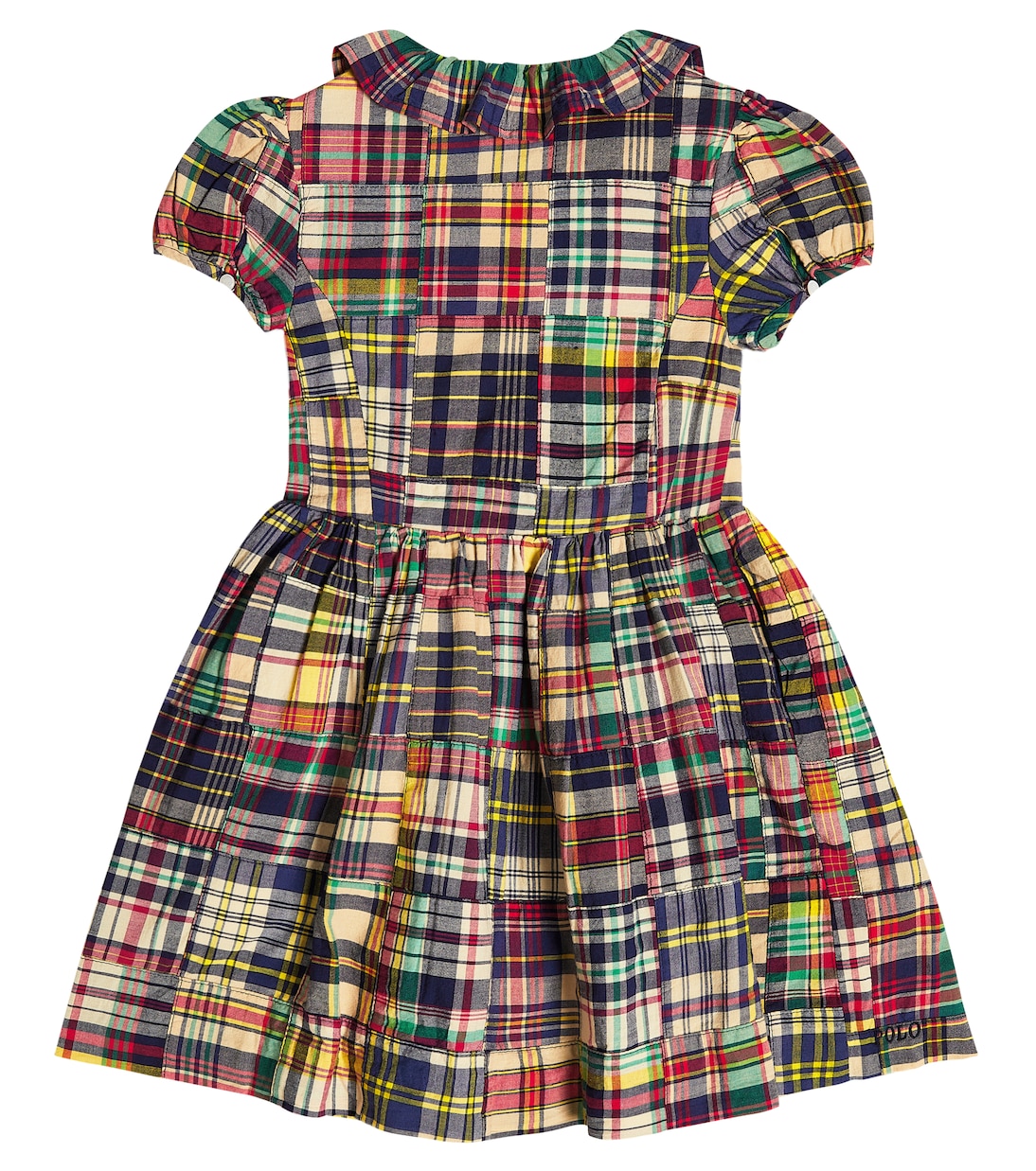 Vestido wrap de algodón madrás | Polo Ralph Lauren Kids