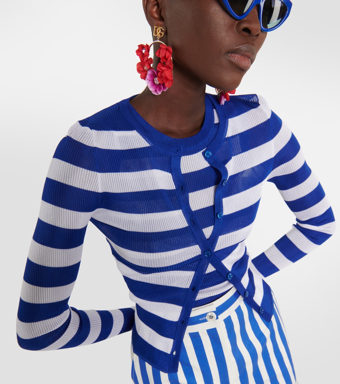 Cardigan Portofino a righe | Dolce&Gabbana