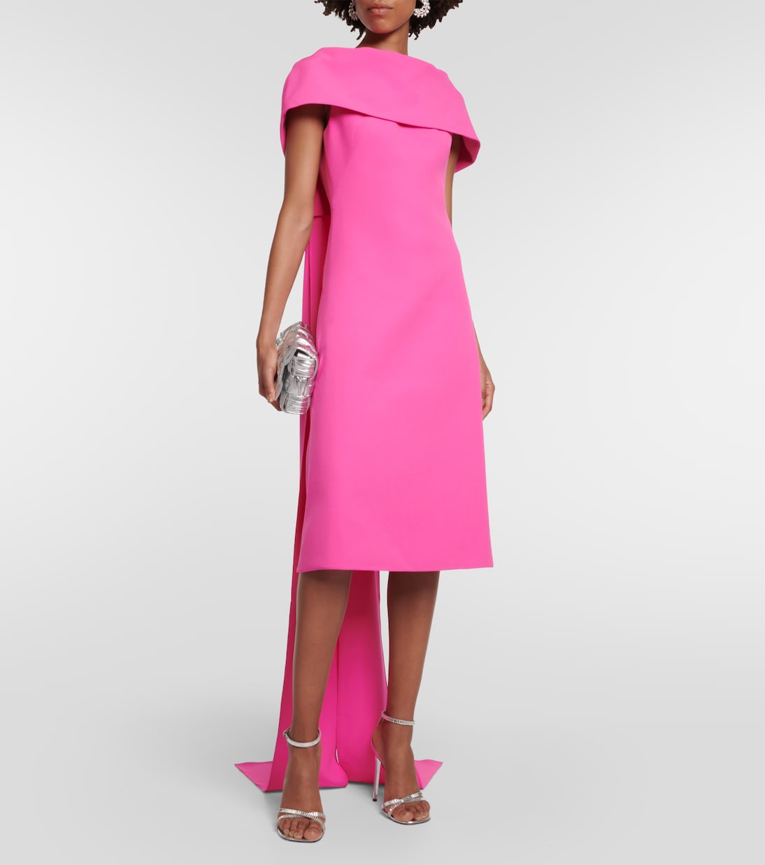 Midikleid Sofieanne aus Crêpe | Safiyaa