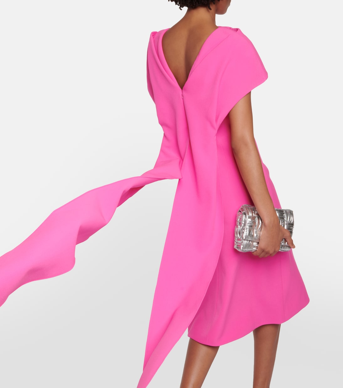 Midikleid Sofieanne aus Crêpe | Safiyaa