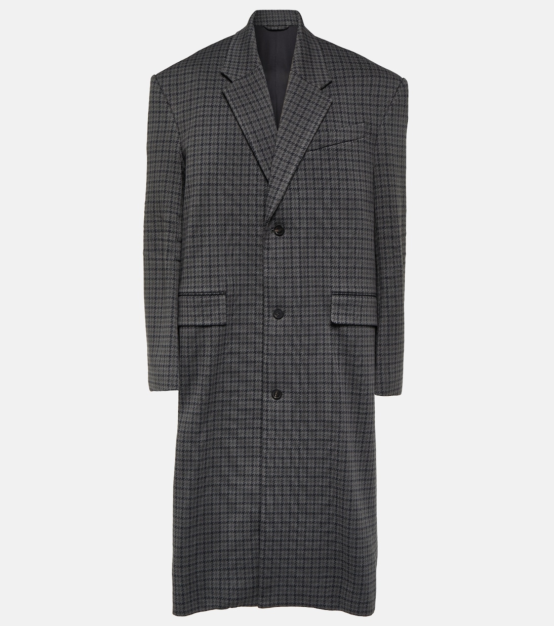 Oversized single-breasted coat | Balenciaga