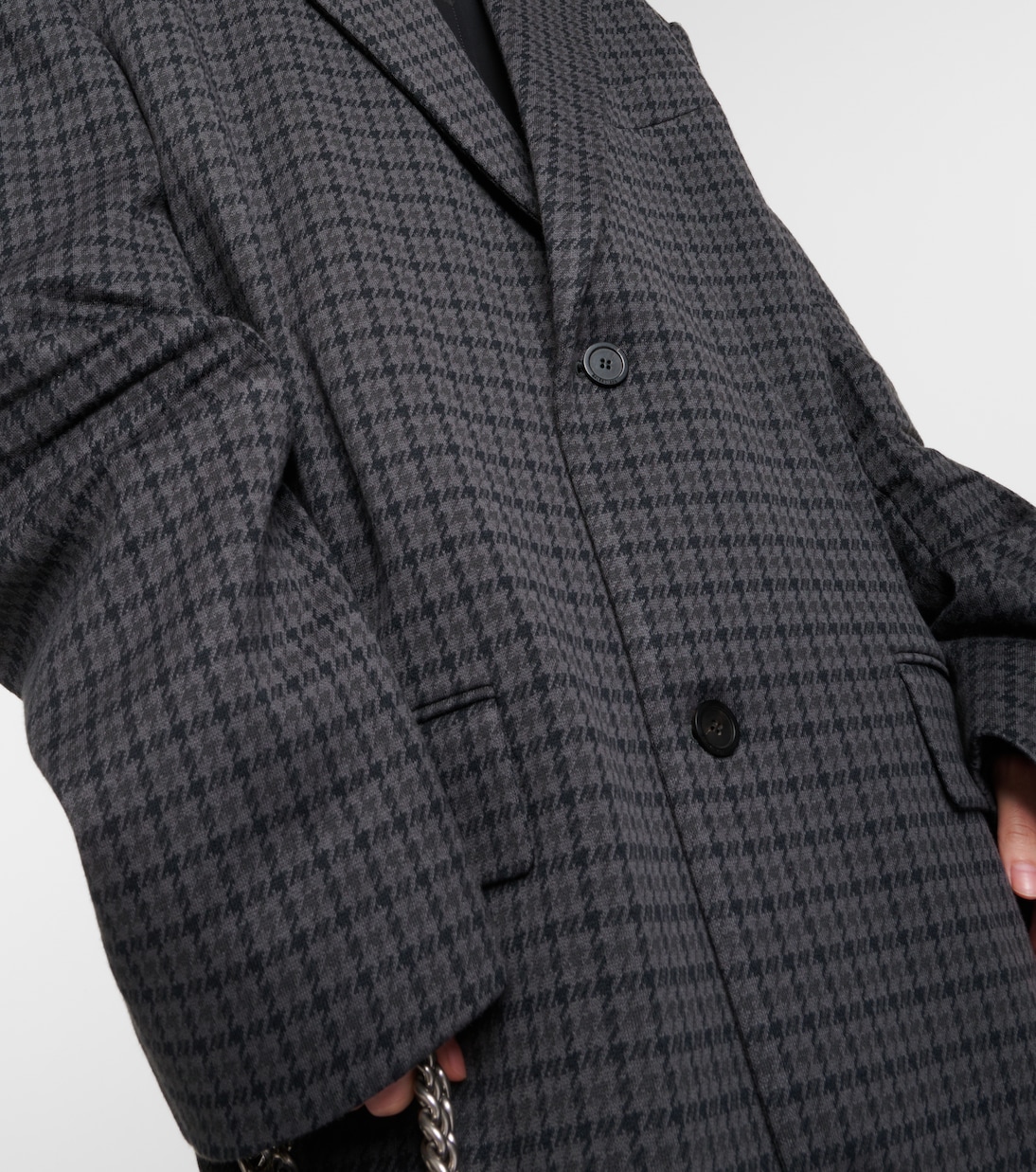 Oversized single-breasted coat | Balenciaga