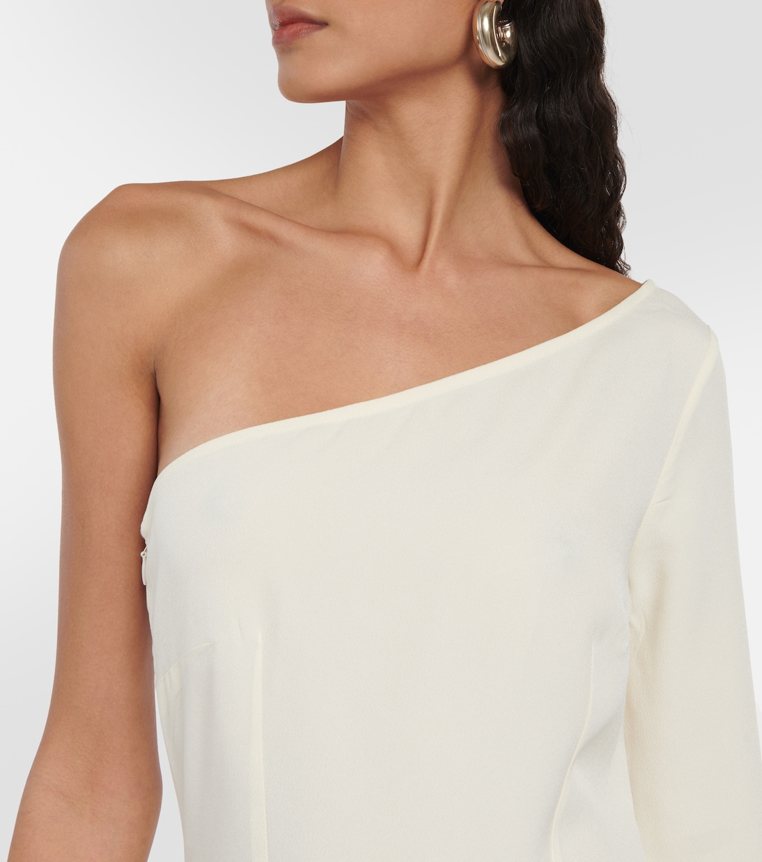 Vestido midi asimétrico Aventador | Taller Marmo