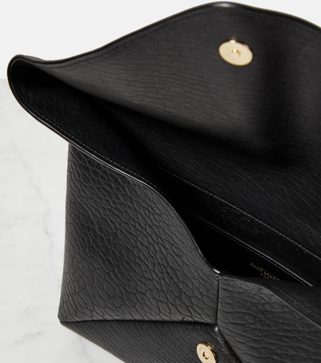 Clutch Cassandre Large aus Leder | Saint Laurent