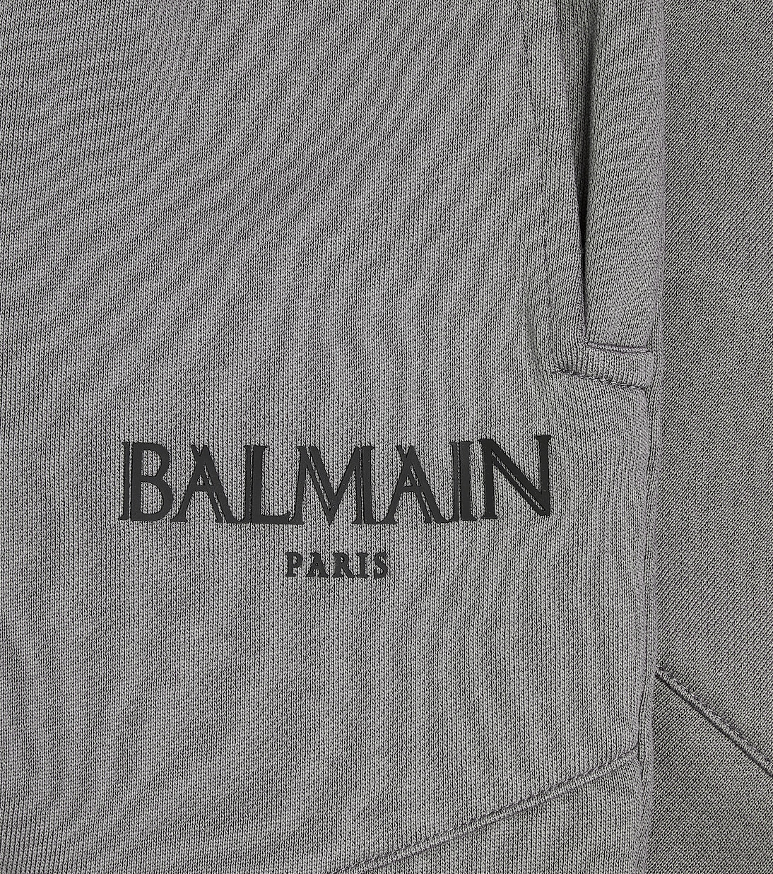 Pantalon de survêtement en coton à logo | Balmain Kids