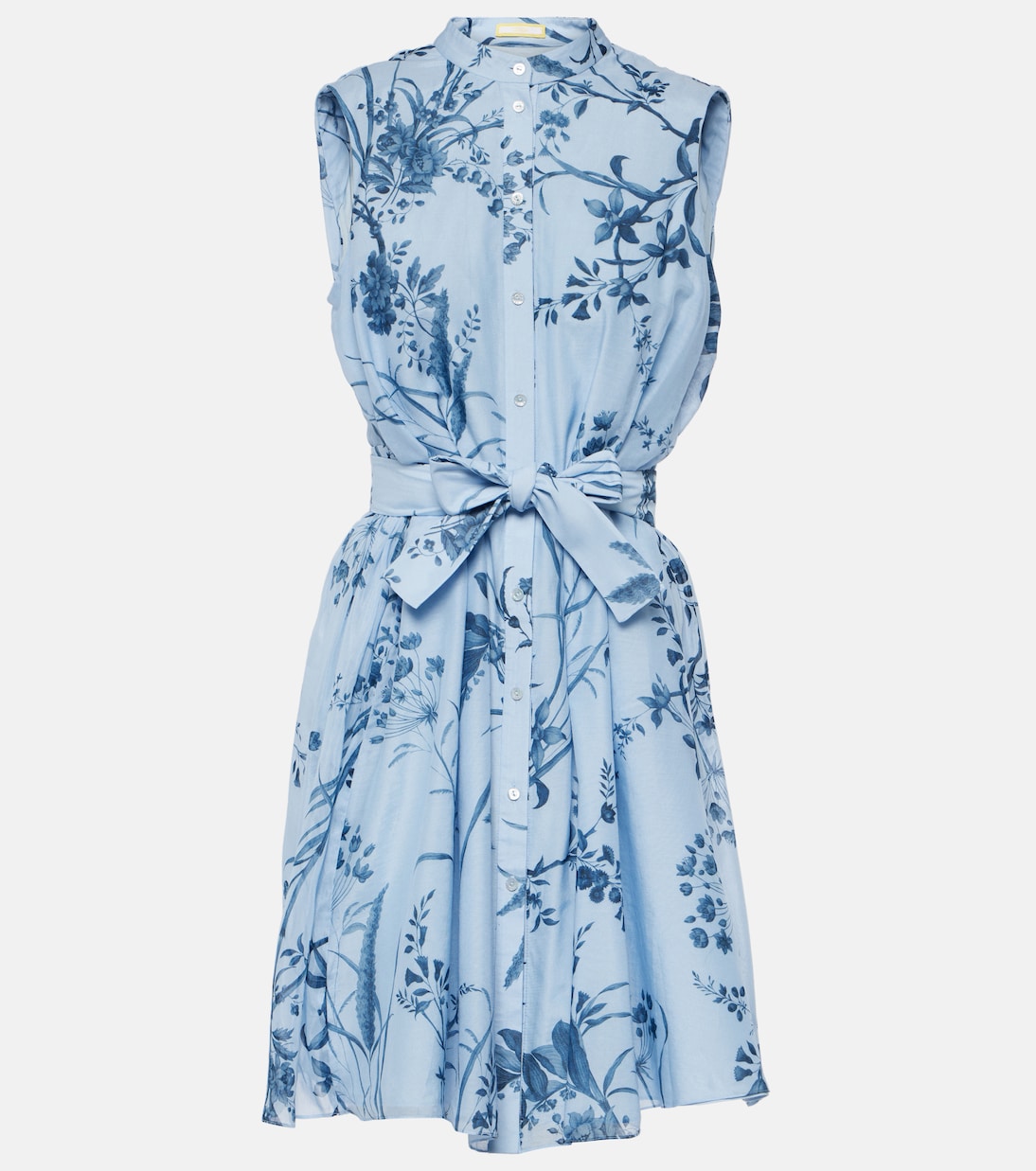 Vestido corto de gasa de seda | Erdem