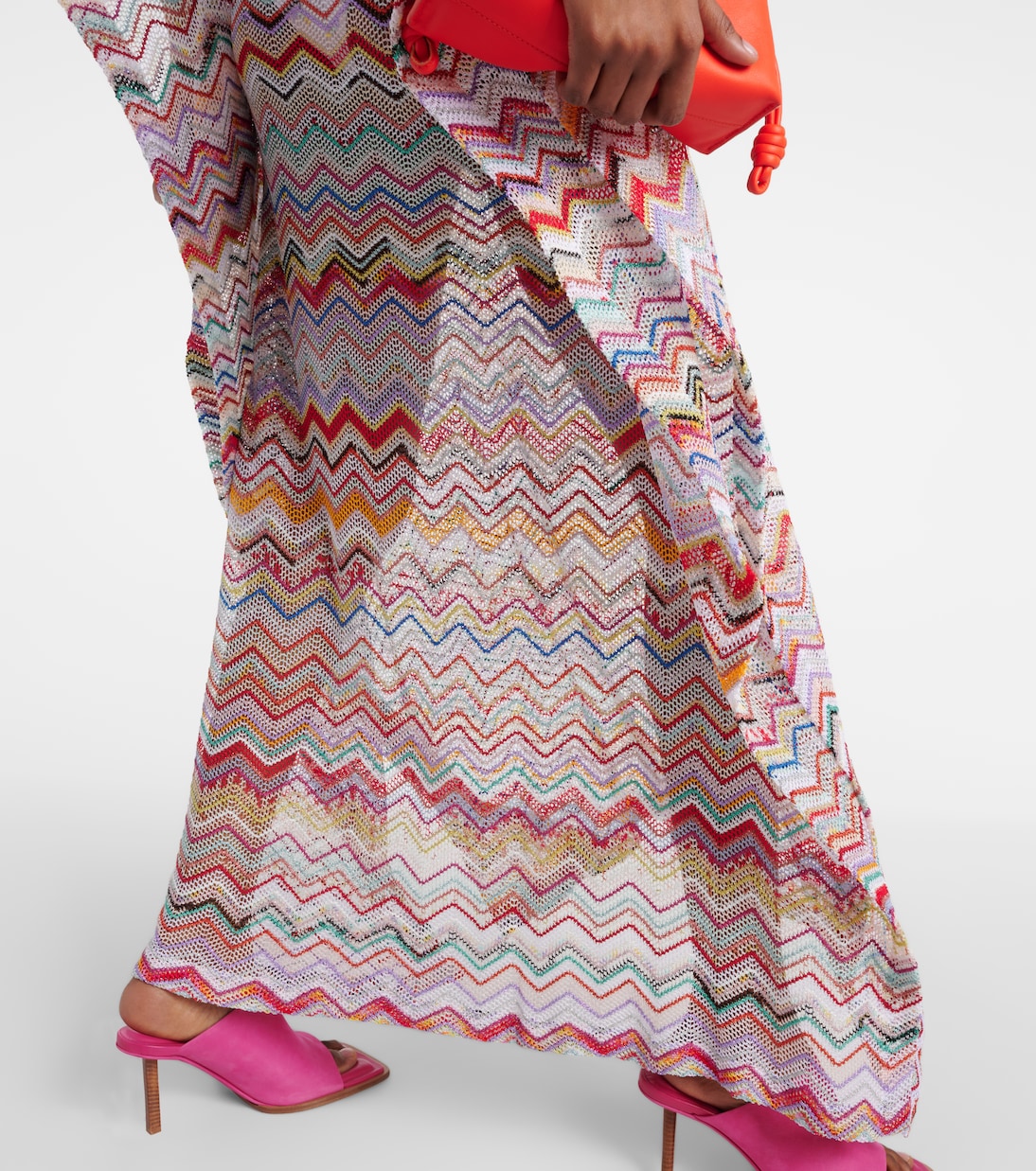 Zig Zag lamé beach cover-up | Missoni Mare