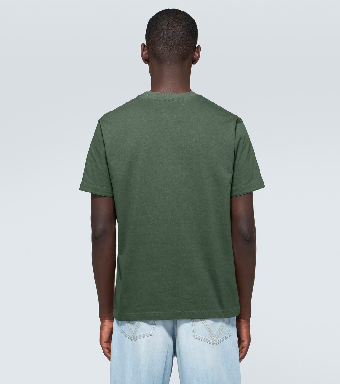 bottega veneta green t shirt