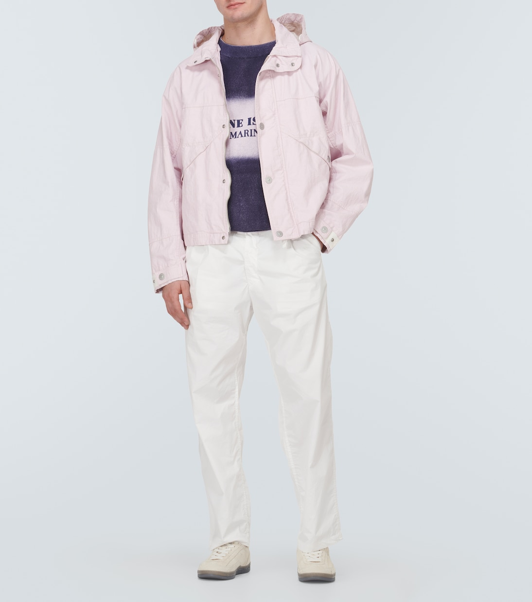 Marina - Pullover in cotone con logo | Stone Island