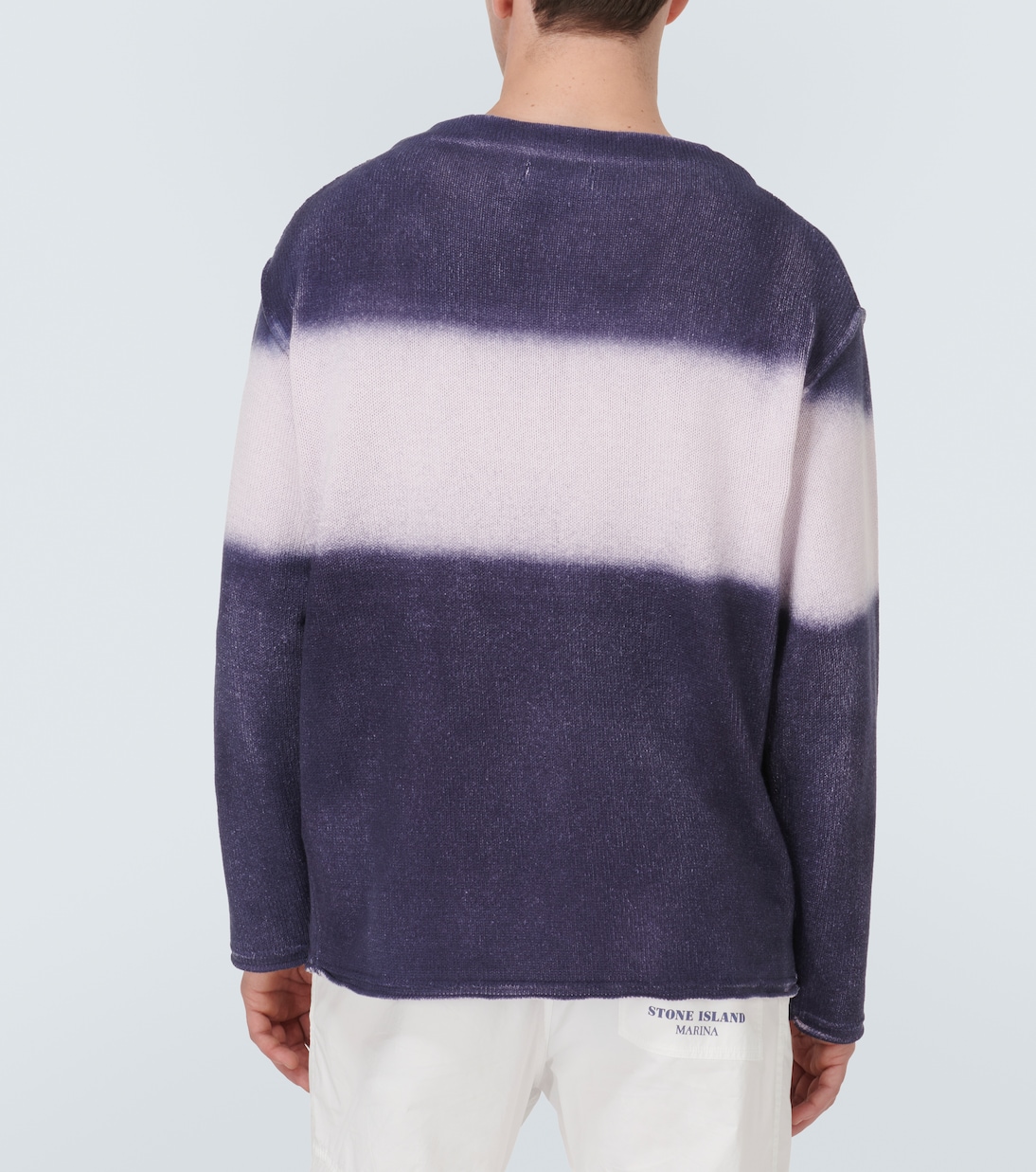 Marina - Pullover in cotone con logo | Stone Island