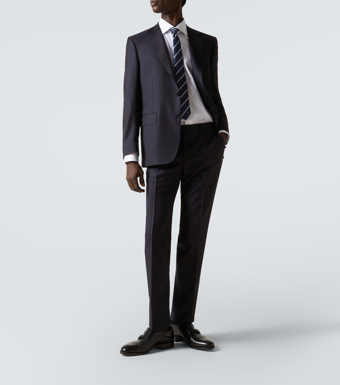 Single-breasted wool suit | Canali