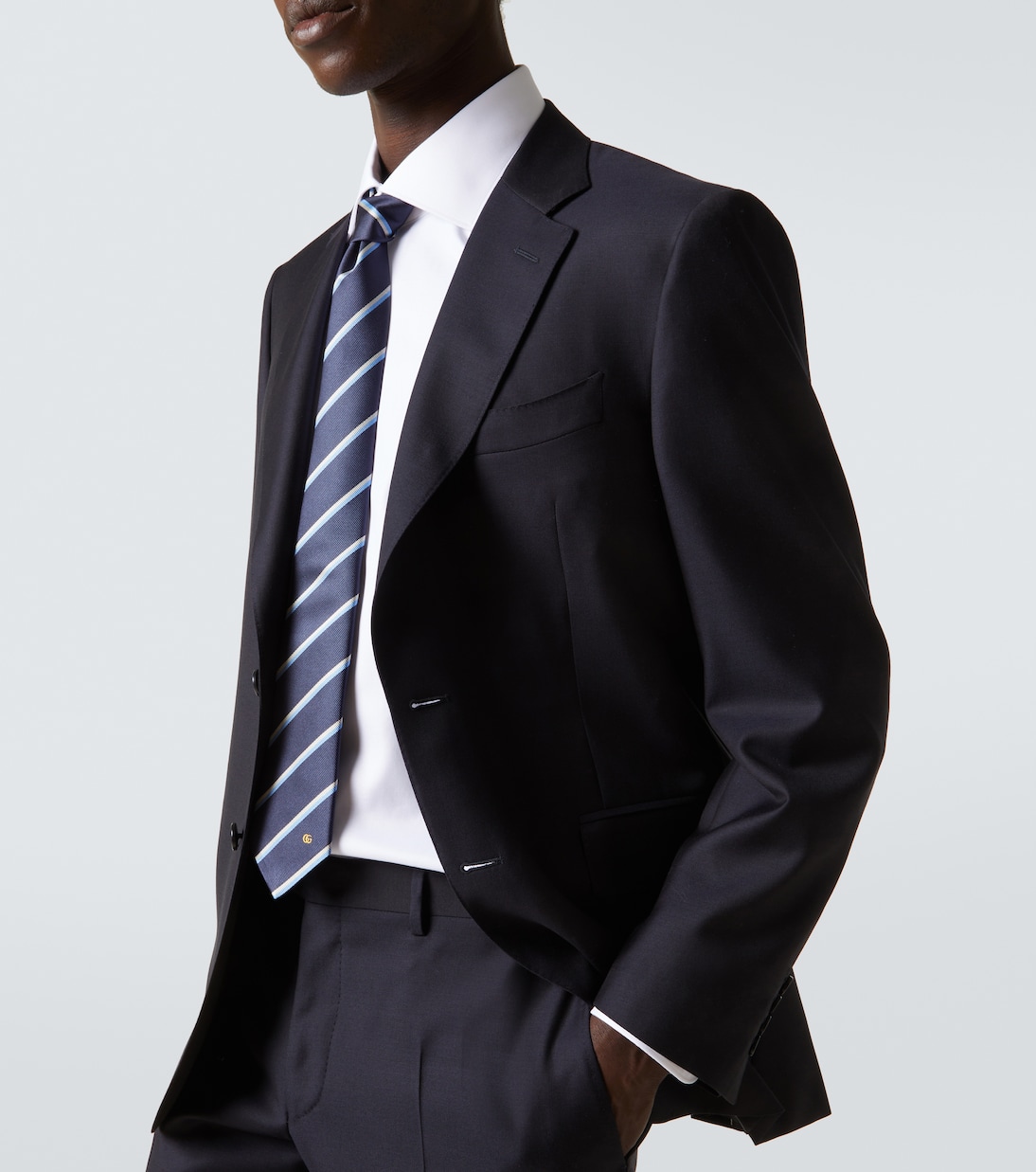 Single-breasted wool suit | Canali