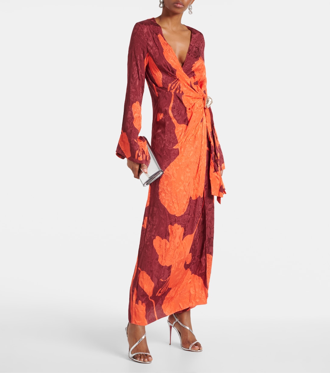 Floral jacquard maxi dress | Johanna Ortiz