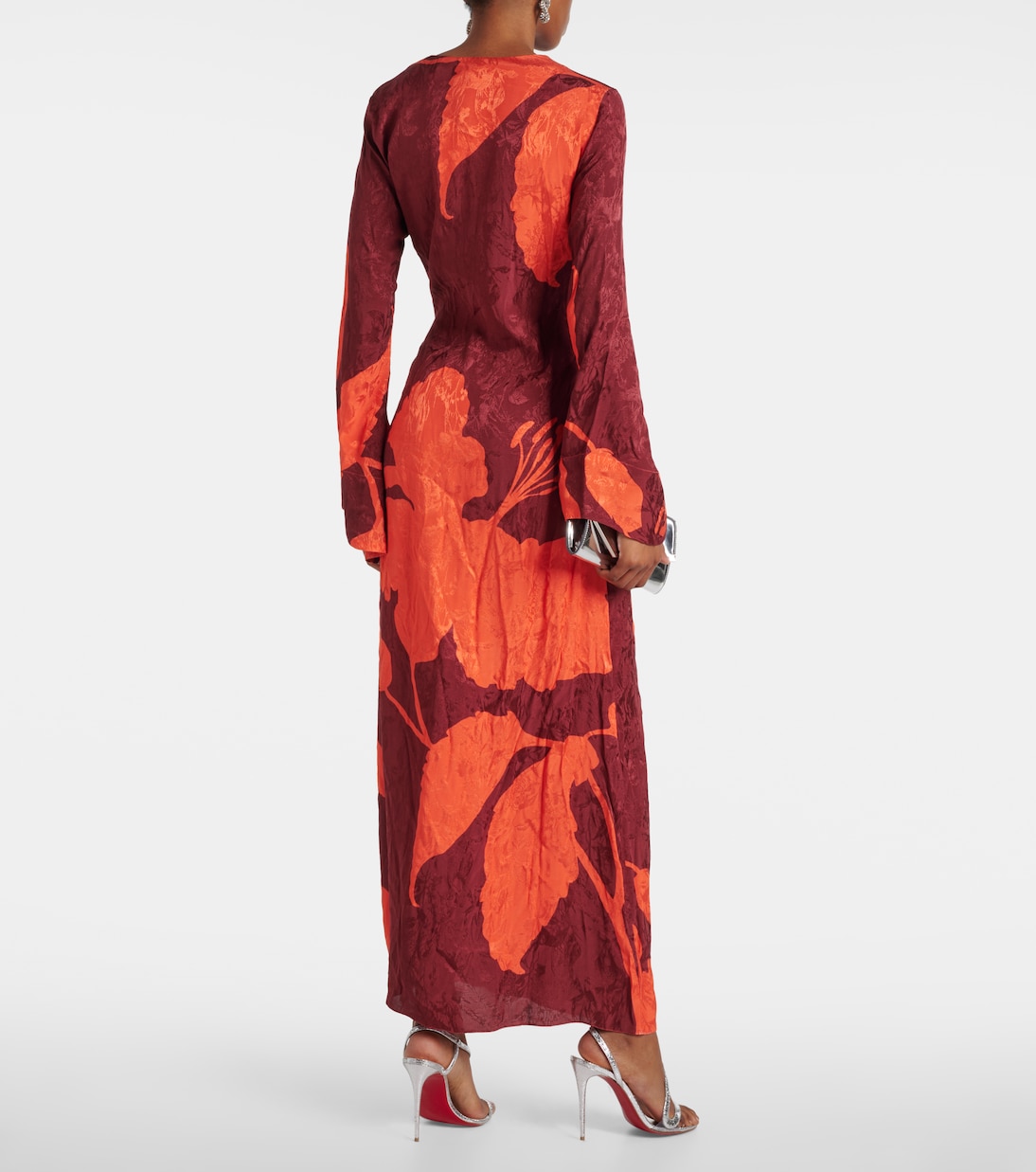 Floral jacquard maxi dress | Johanna Ortiz