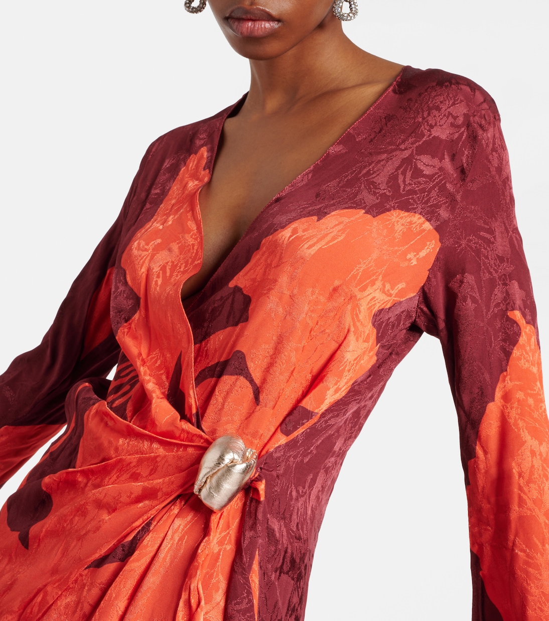 Floral jacquard maxi dress | Johanna Ortiz