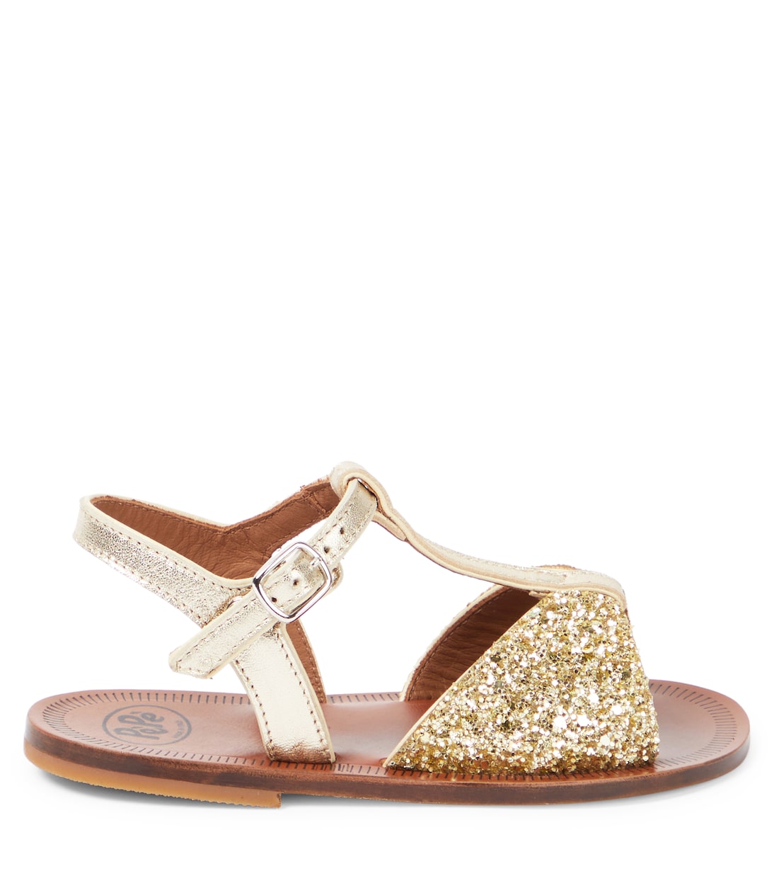 Sandali in pelle con glitter | PèPè