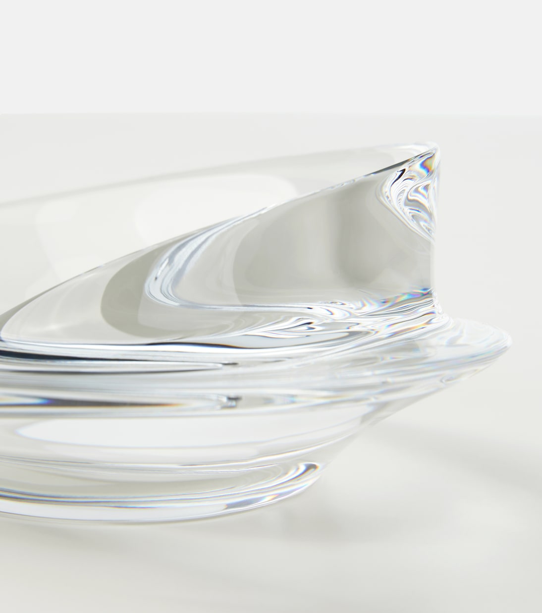 透明的Swirl水晶玻璃碗- Zaha Hadid Design | Mytheresa美遴世