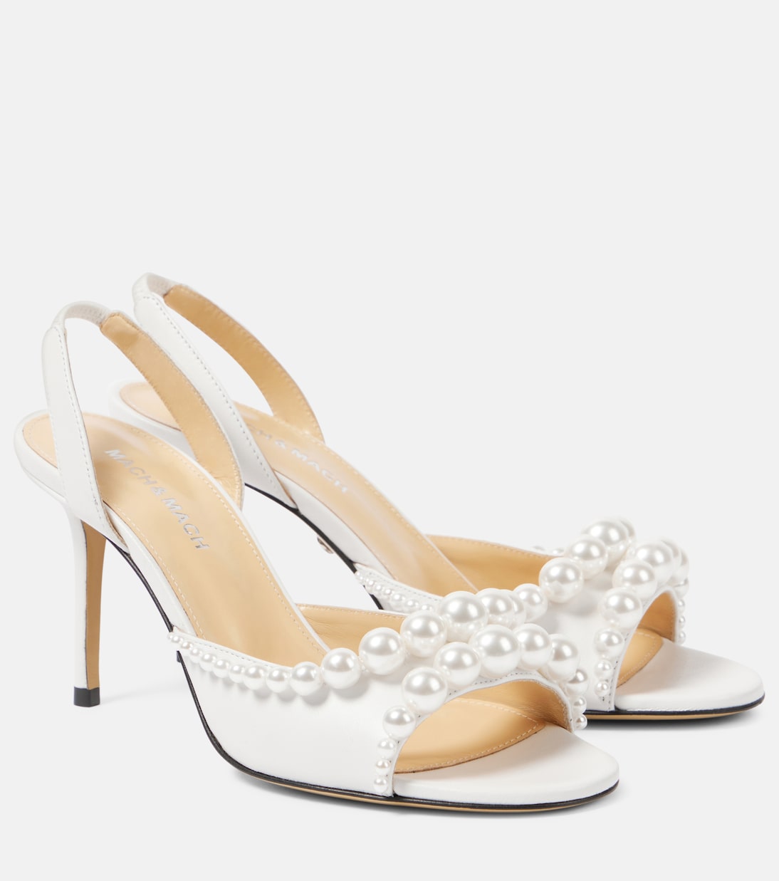Verzierte Sandalen Sirene aus Leder | Mach & Mach