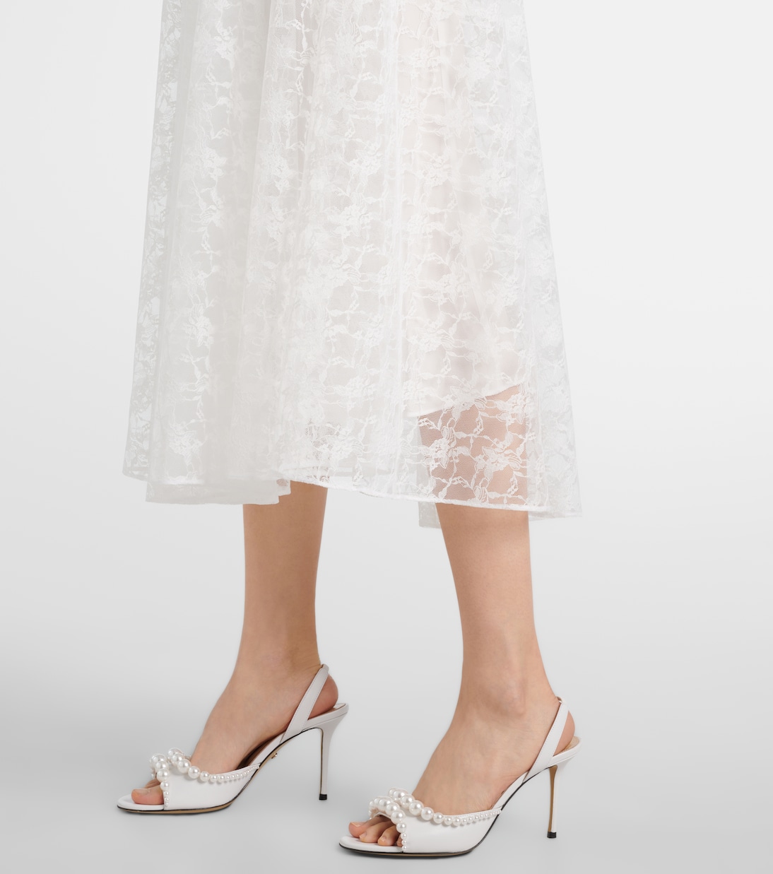 Verzierte Sandalen Sirene aus Leder | Mach & Mach