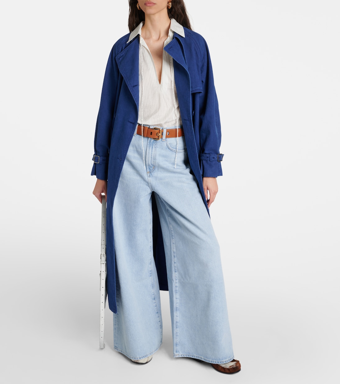 Jeans a gamba larga Nolan e vita media | Agolde