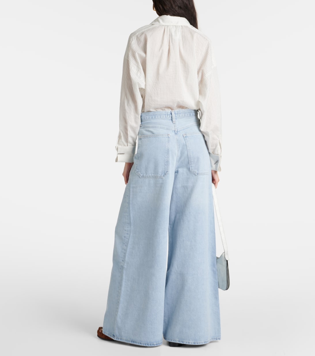 Jeans a gamba larga Nolan e vita media | Agolde