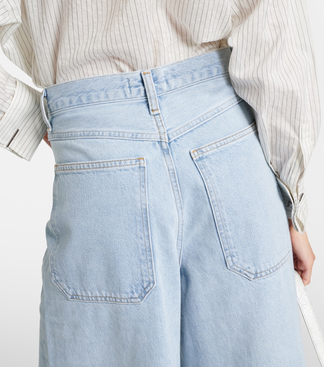 Jeans a gamba larga Nolan e vita media | Agolde