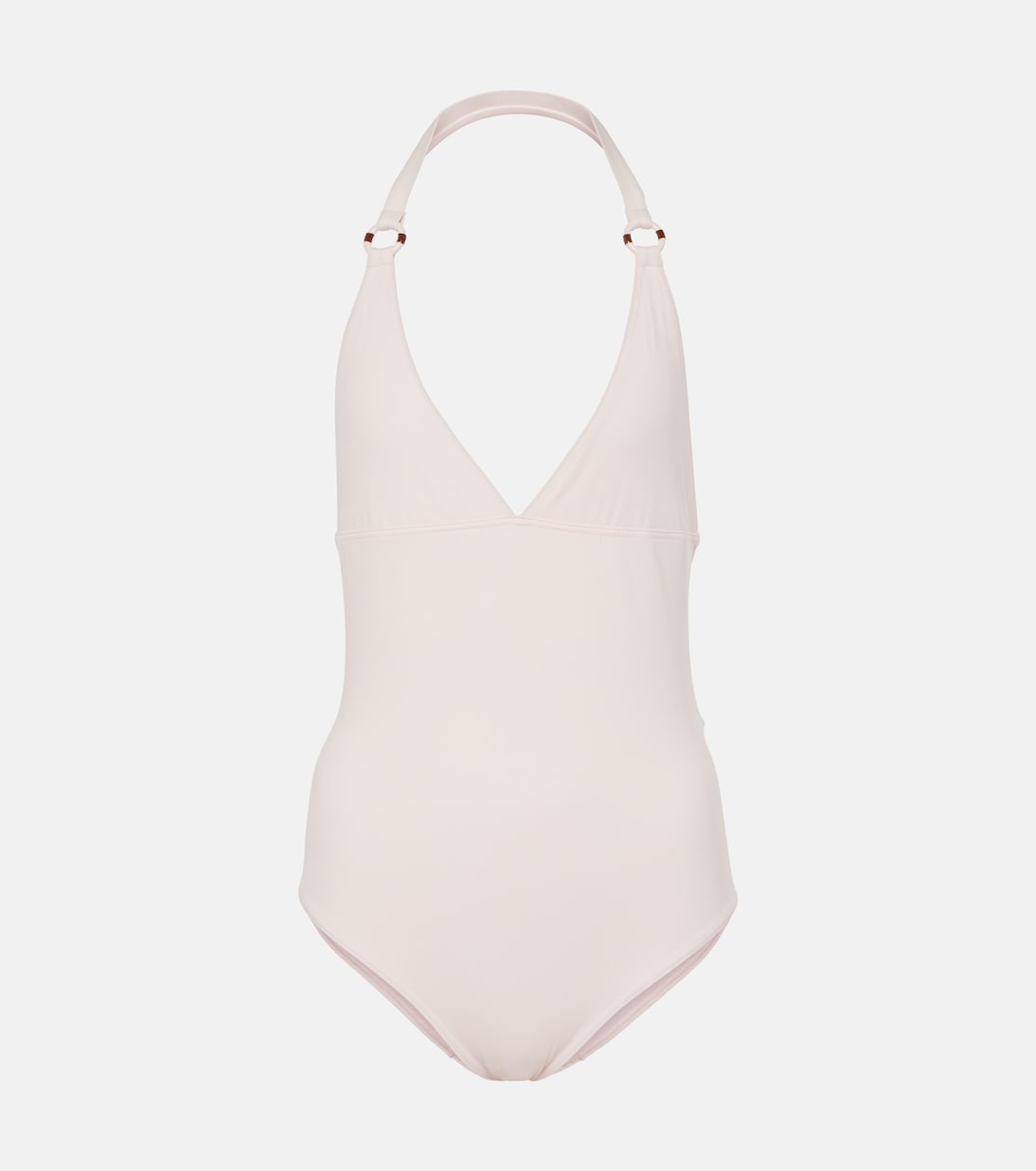 Traje de Baño Halter Marino con Diseño Anillado por Loro Piana