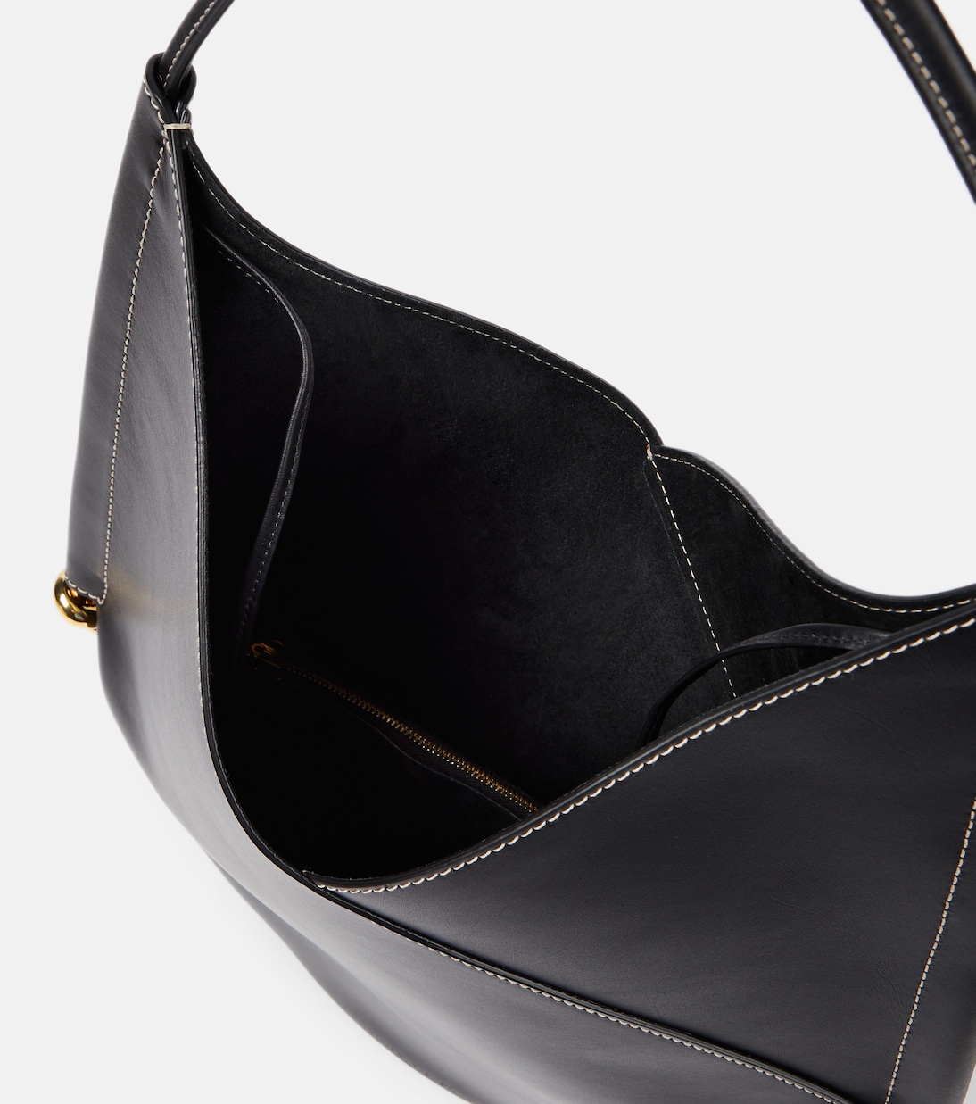 Solstice Medium leather shoulder bag | Bottega Veneta