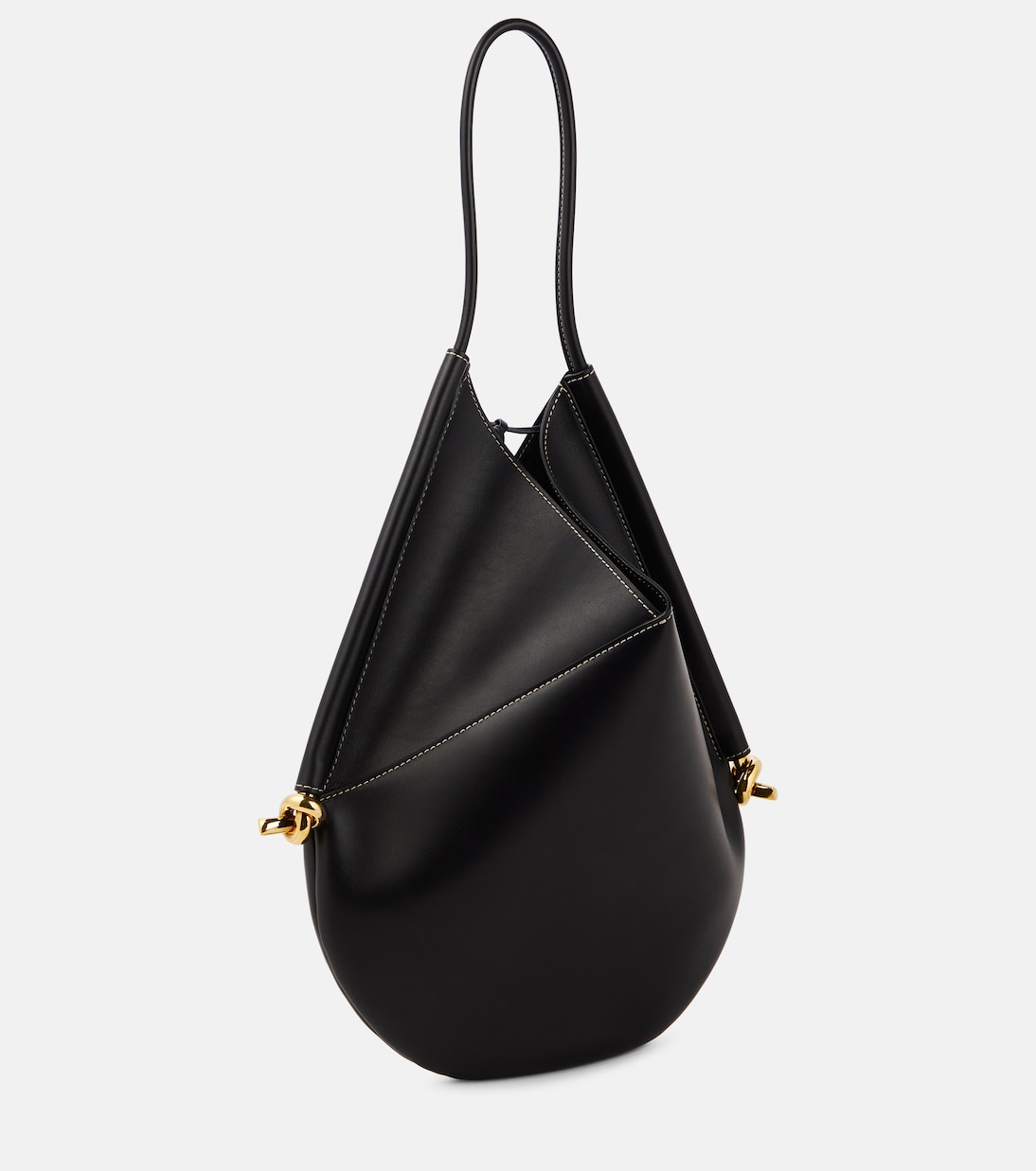 Solstice Medium leather shoulder bag | Bottega Veneta