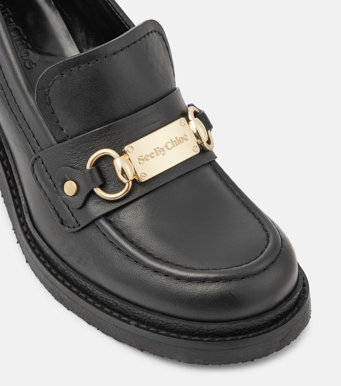 Pumps mocassino Signature 75 in pelle | See By Chloé