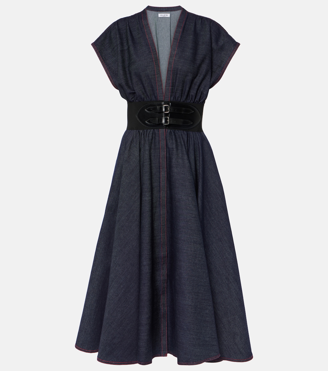 Abito midi di jeans | Alaïa