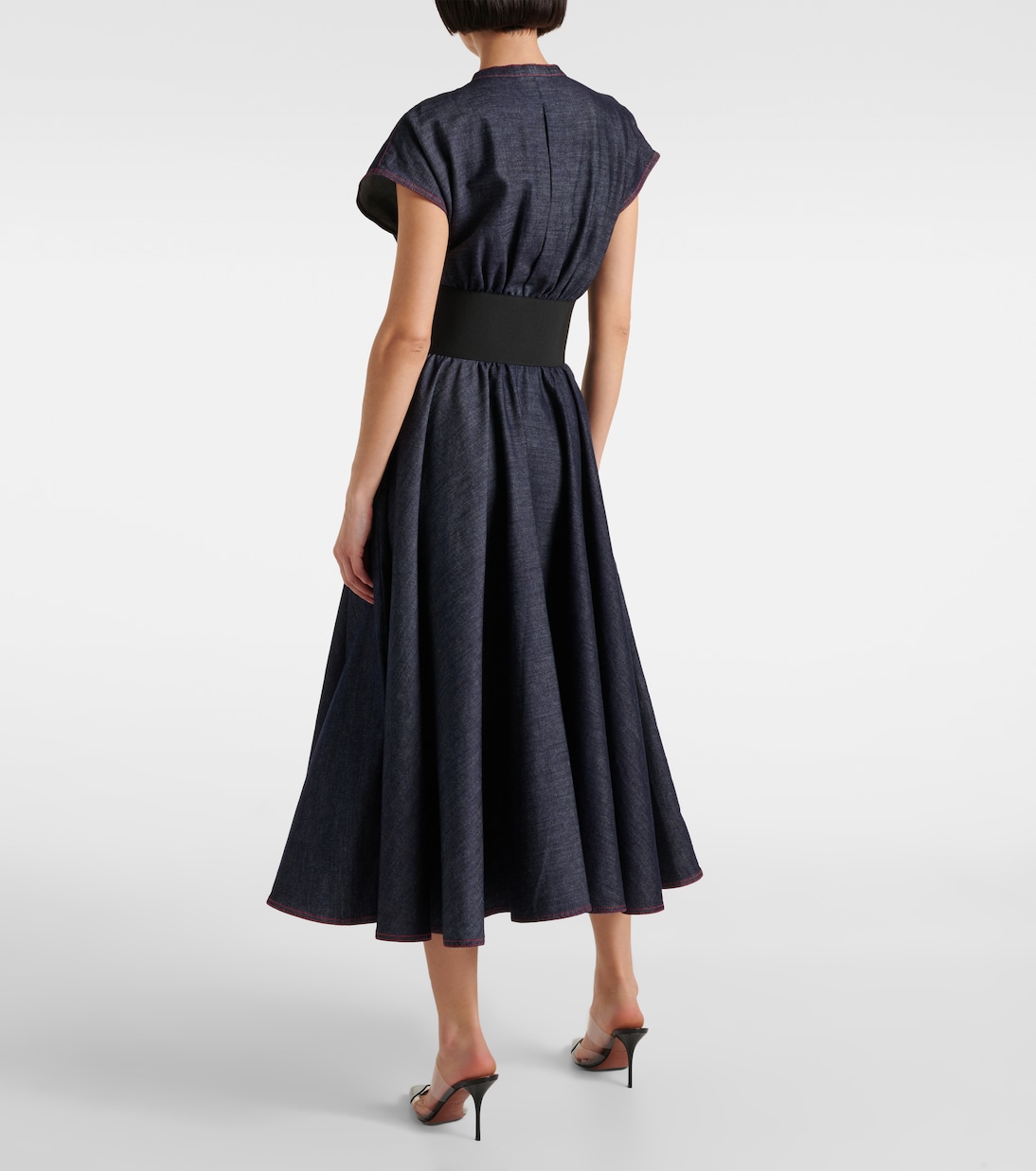 Abito midi di jeans | Alaïa