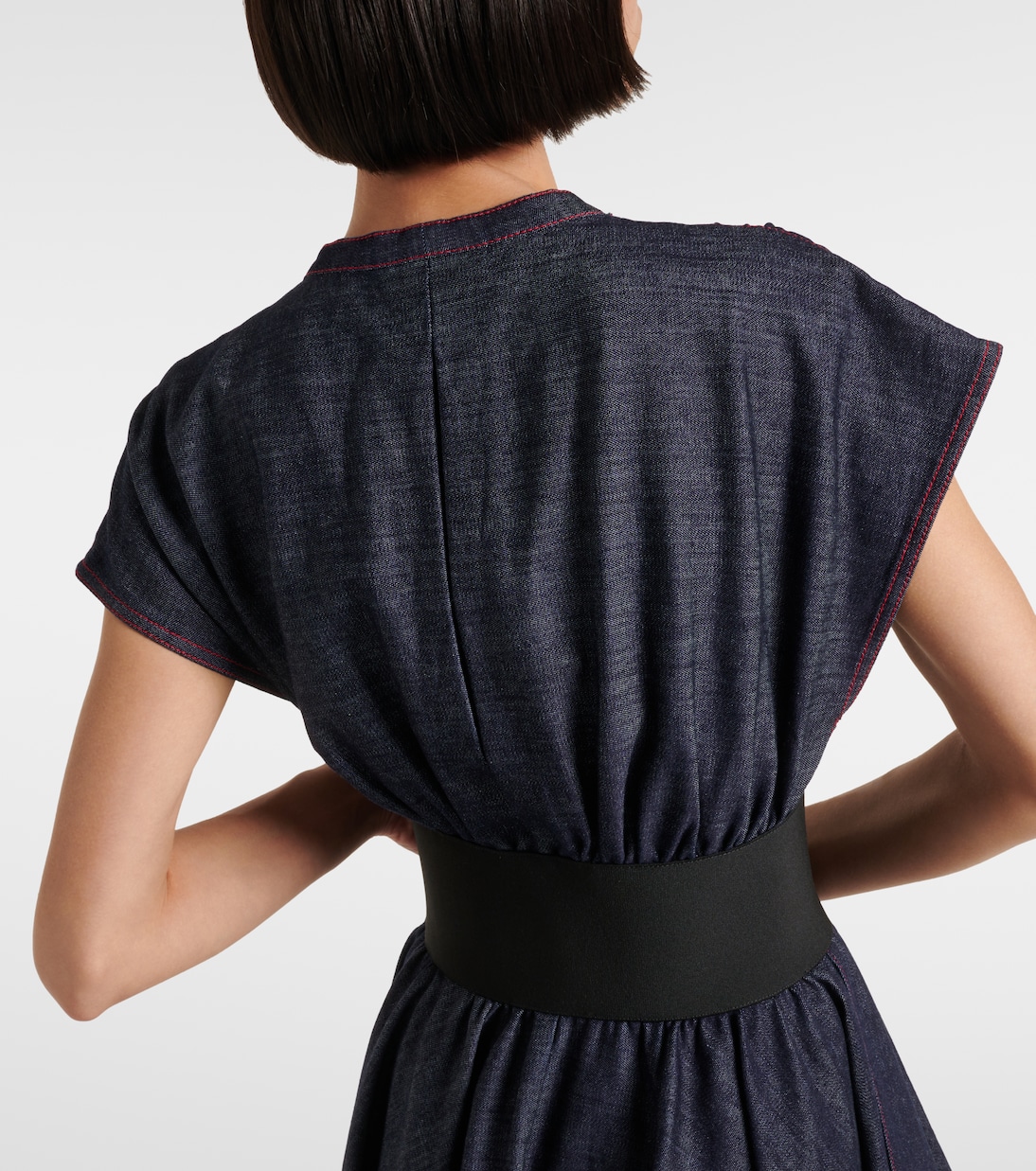 Abito midi di jeans | Alaïa