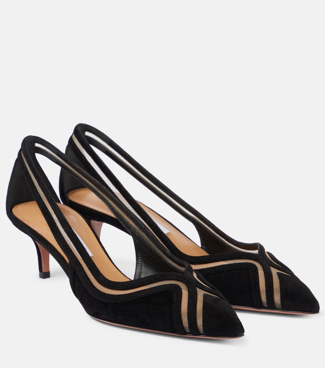 Escarpins Vila 50 en daim | Aquazzura